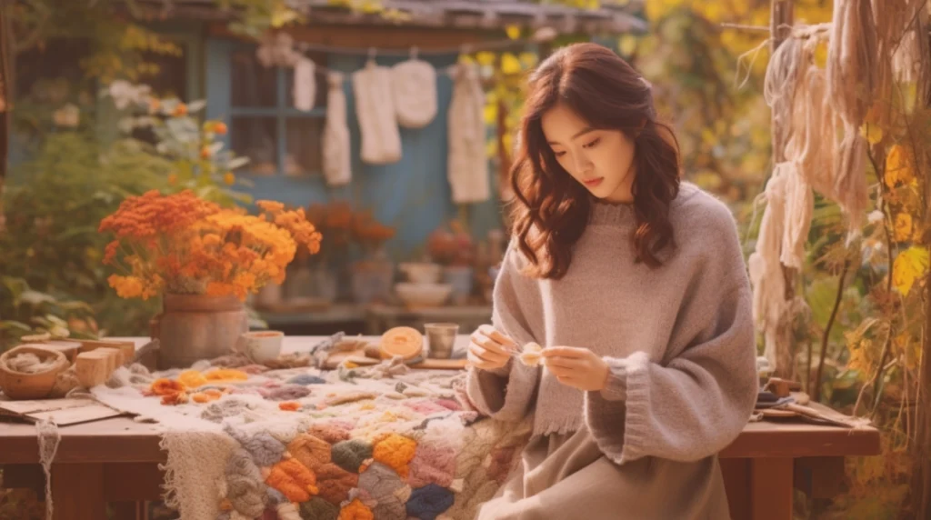 Magpie Mercantile | Support Artists, Inspire Change & Express yourself with one-of-a-kind designs | Young Woman Quilting